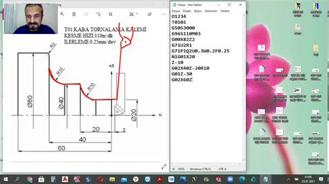 cnc torna g71 çevrimi|cnc programlama örneği.